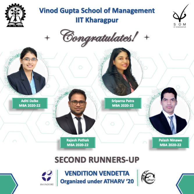 Vendition Vendetta Second Runners Up